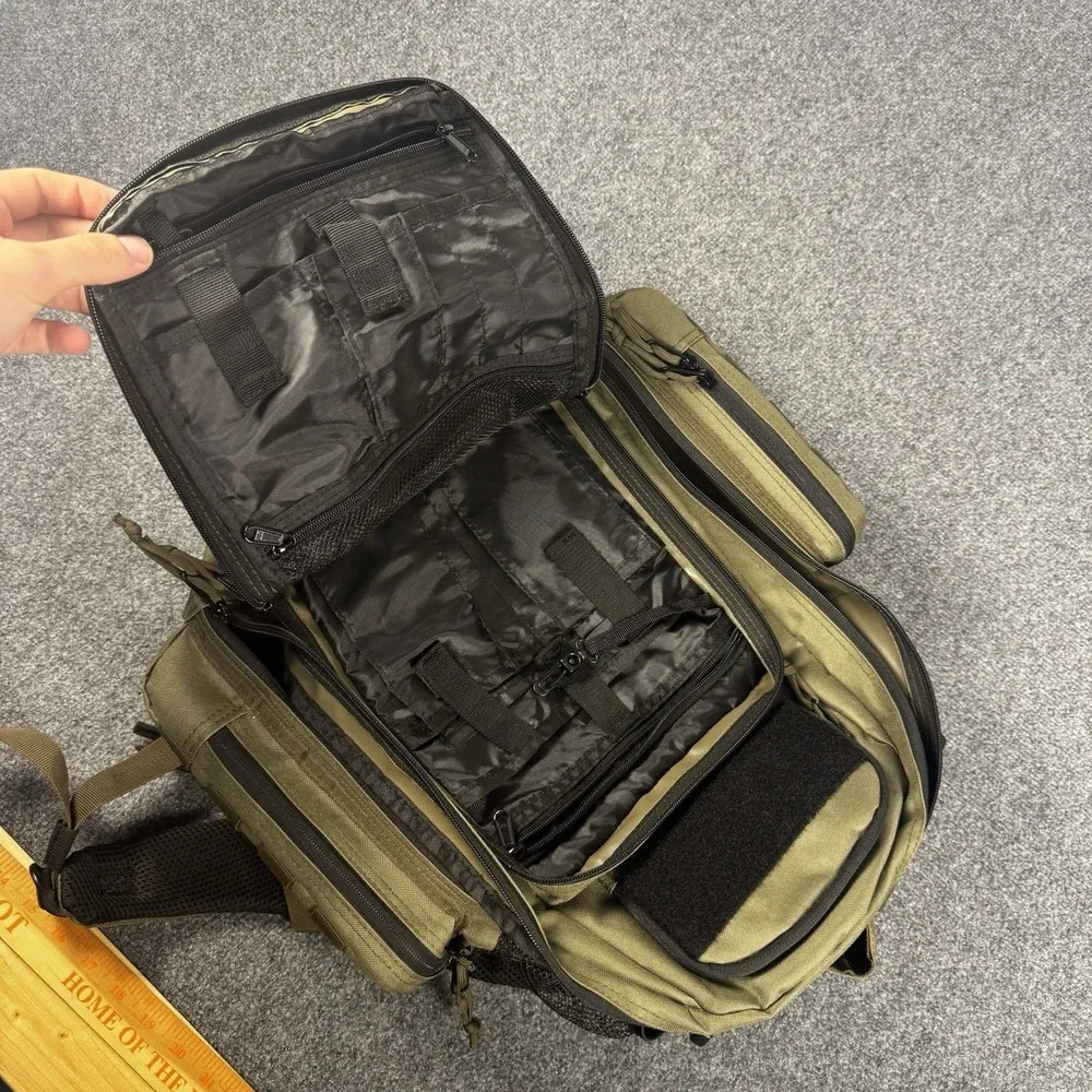 High Speed Daddy Backpack Diaper Bag Tactical Dad Camo Green